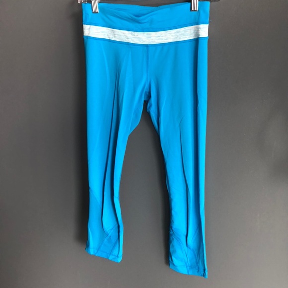 lululemon athletica Pants - Lululemon Run: Inspire Crop II (blue)